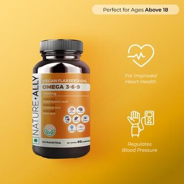 OmegaBoost : Vegan Plant-Based Omega 3-6-9 with 1000mg Flaxseed Oil